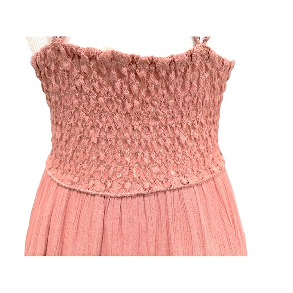 Free People Adella Maxi Slip Dress, Rose Pink - Picture 13 of 14